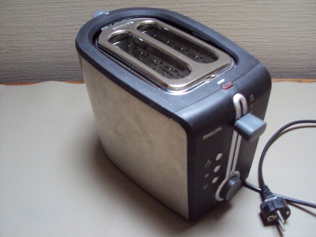 Broodrooster Philips in RVS en zwart   HD2626, Elektronische apparatuur, Ophalen of Verzenden