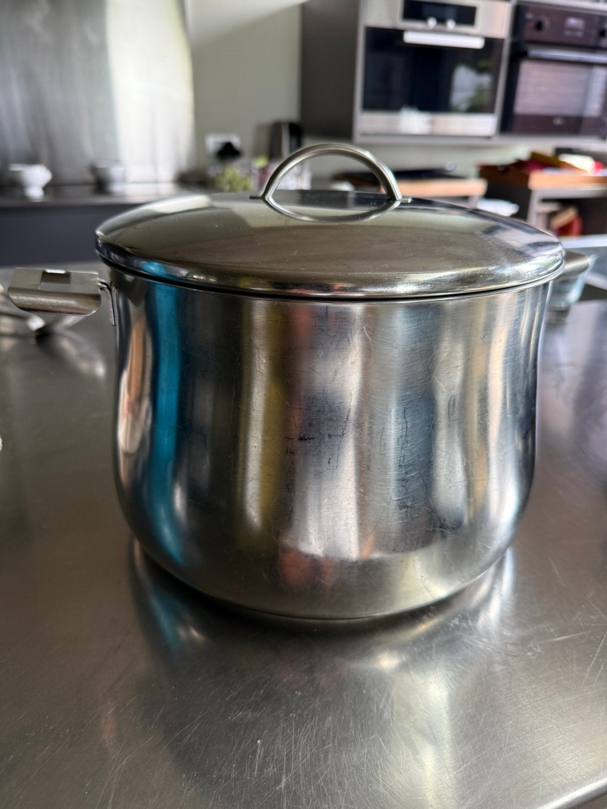 Kookpot merk Demeyere, Ophalen, Gebruikt, Inox, Keramische plaat