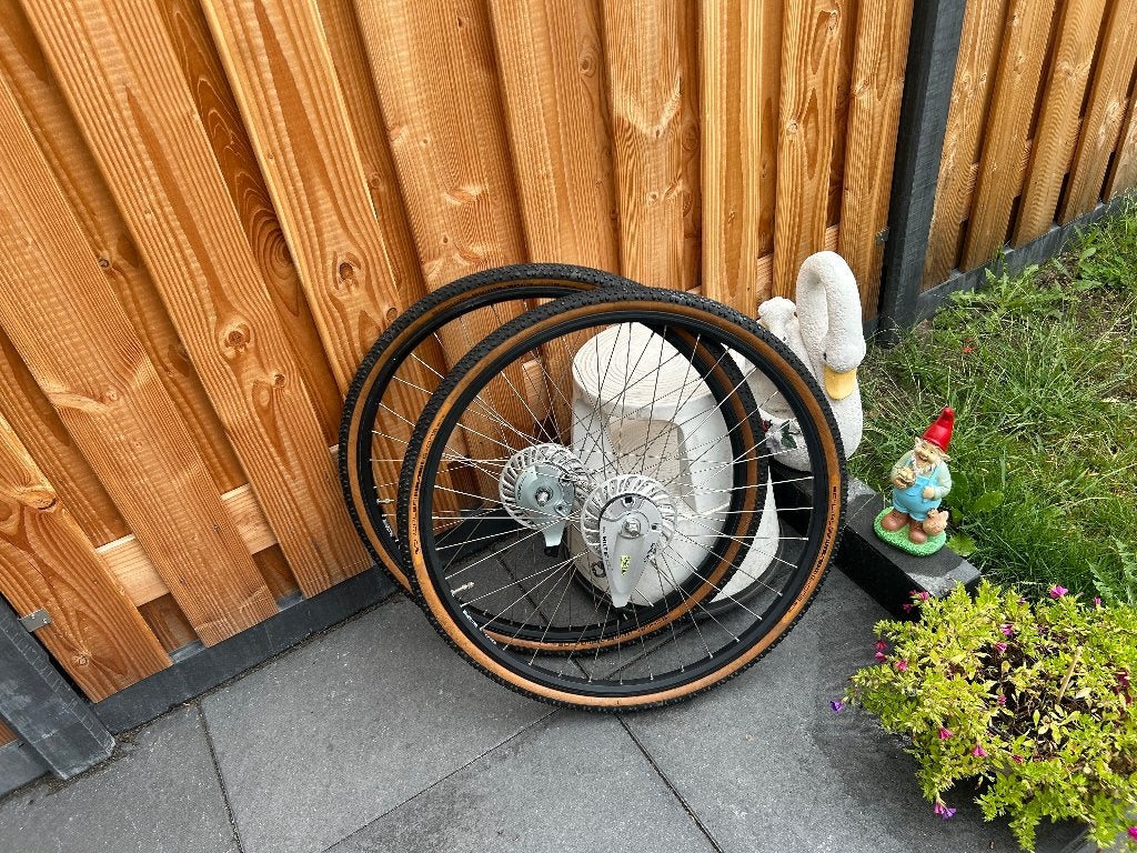 Set Wielen 28 inch achterwiel 7 NEXUS versne. rollerbrake, Enlèvement ou Envoi, Utilisé, Aluminium, Shimano Nexus 7 versnellingen