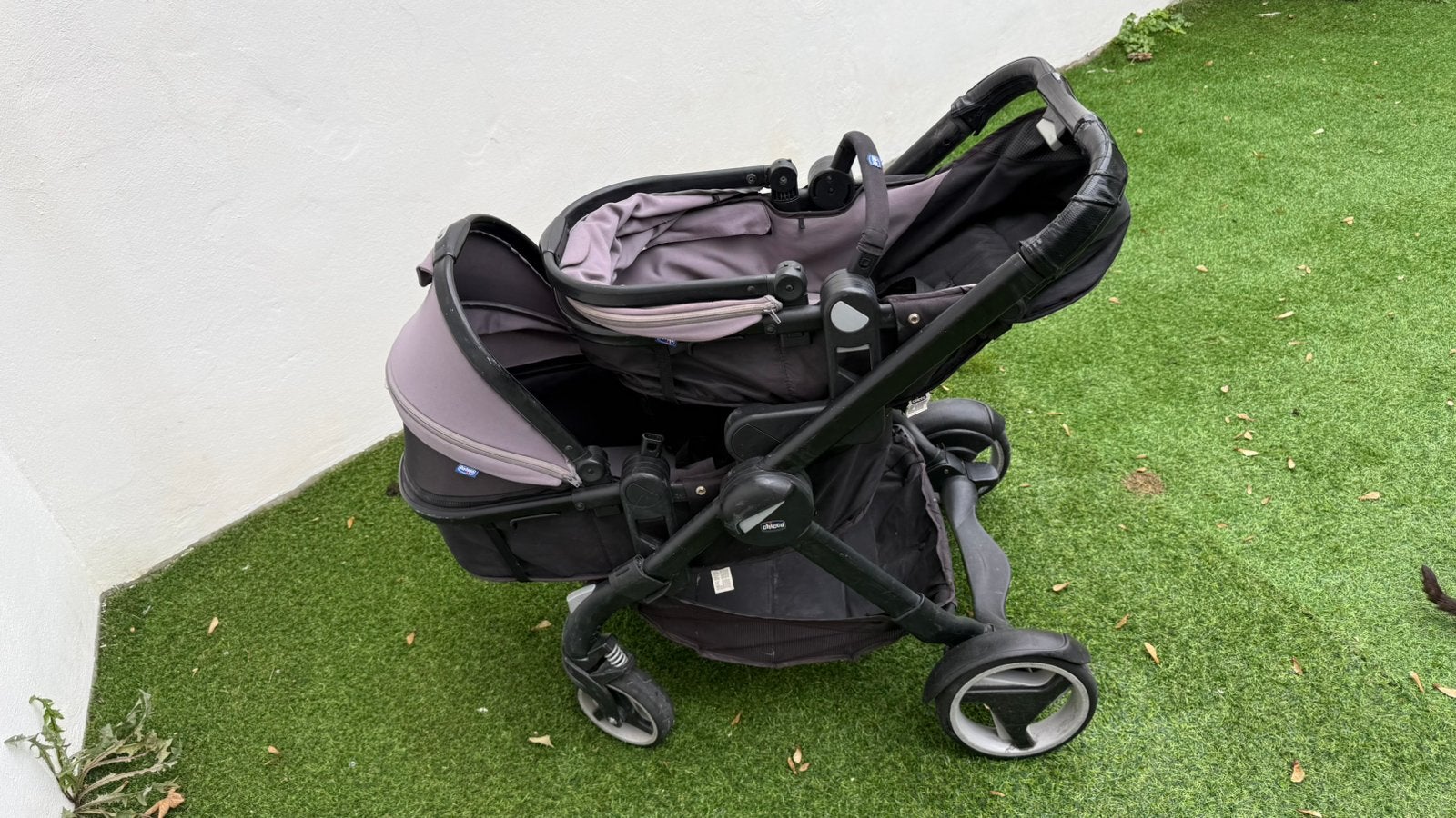 Poussette double Chicco Fully Twin, Enfants & Bébés, Autres marques, Voiture duo, Enlèvement, Utilisé