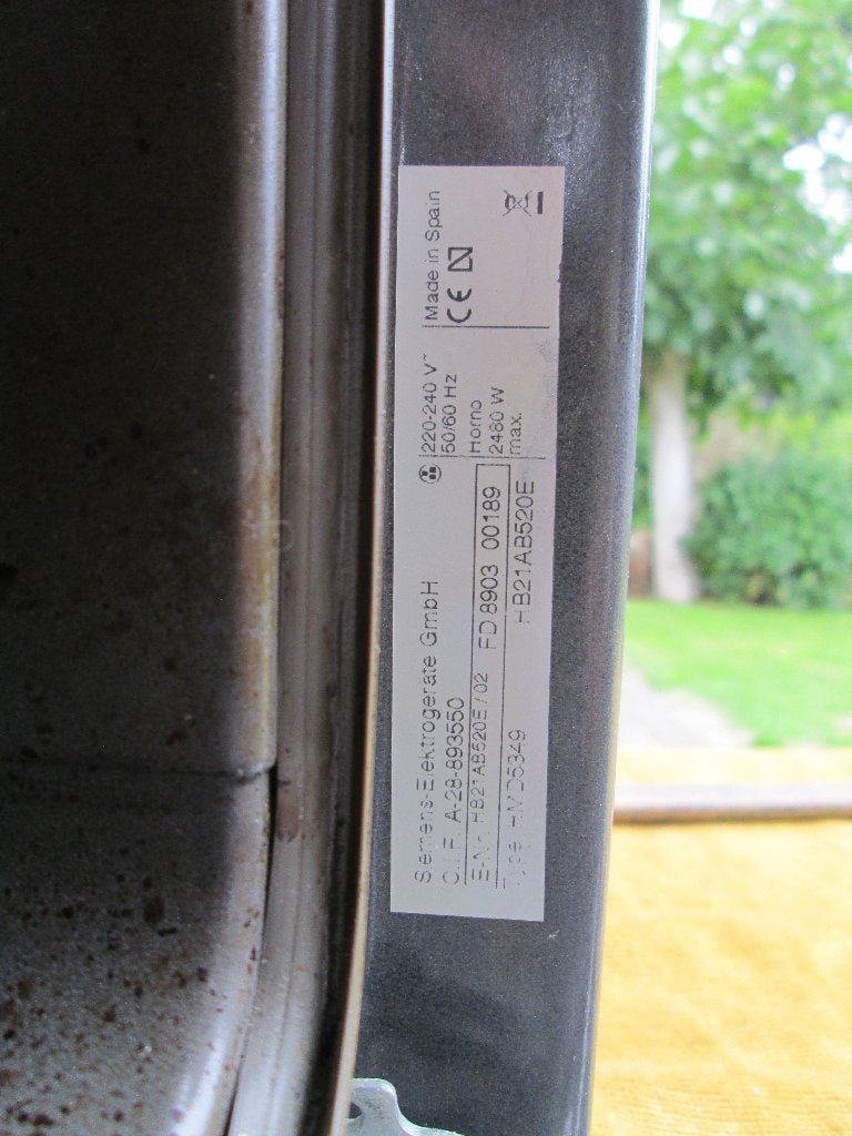 Four encastrable Siemens type HMD-5349, Electroménager, Encastré, Siemens, Enlèvement, Utilisé