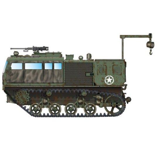 HOBBY BOSS 82921 M4 high speed tractor 155mm/8-in./240mm1/72, Hobby & Loisirs créatifs, Neuf, Autres marques, 1:50 ou moins, Tank