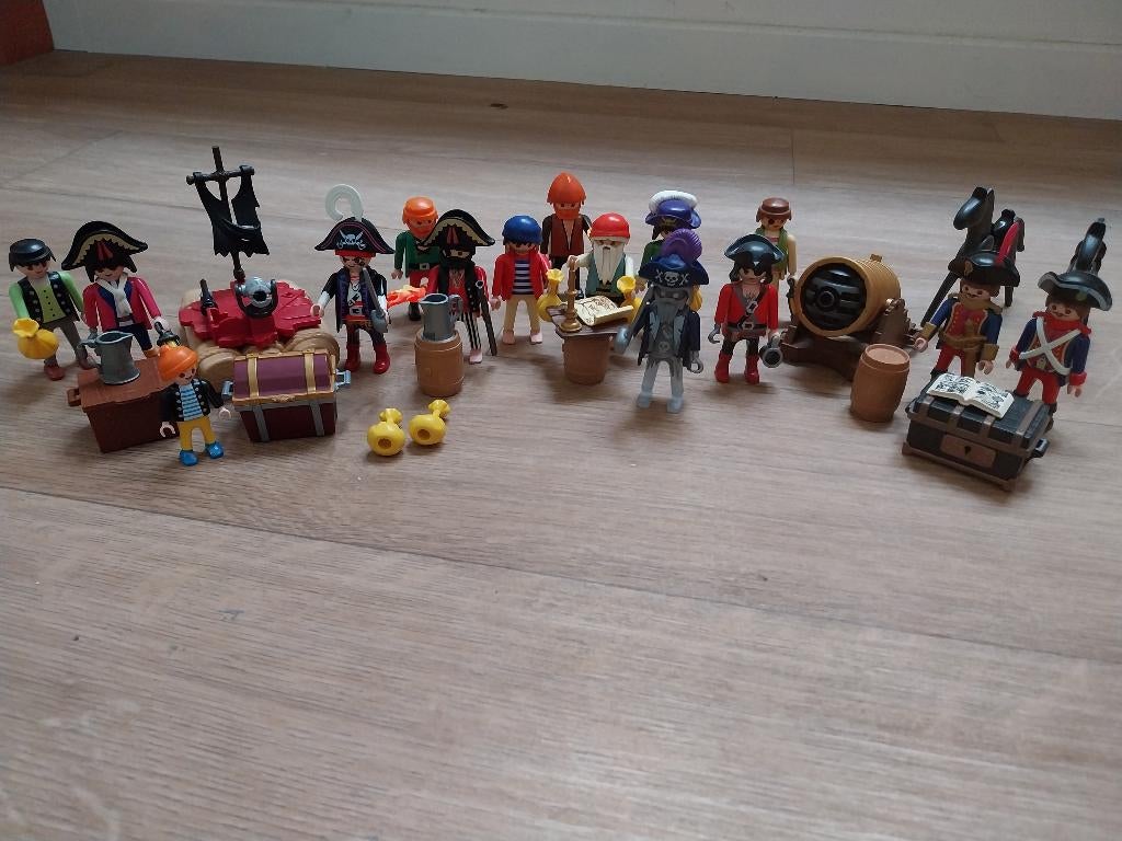 Playmobil verschillende piraten vlot en kanon, Ophalen, Gebruikt, Los Playmobil