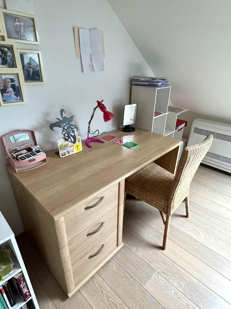 Bureau, Maison & Meubles, Bureaux, 132 cm, Avec tiroirs, Enlèvement, Utilisé