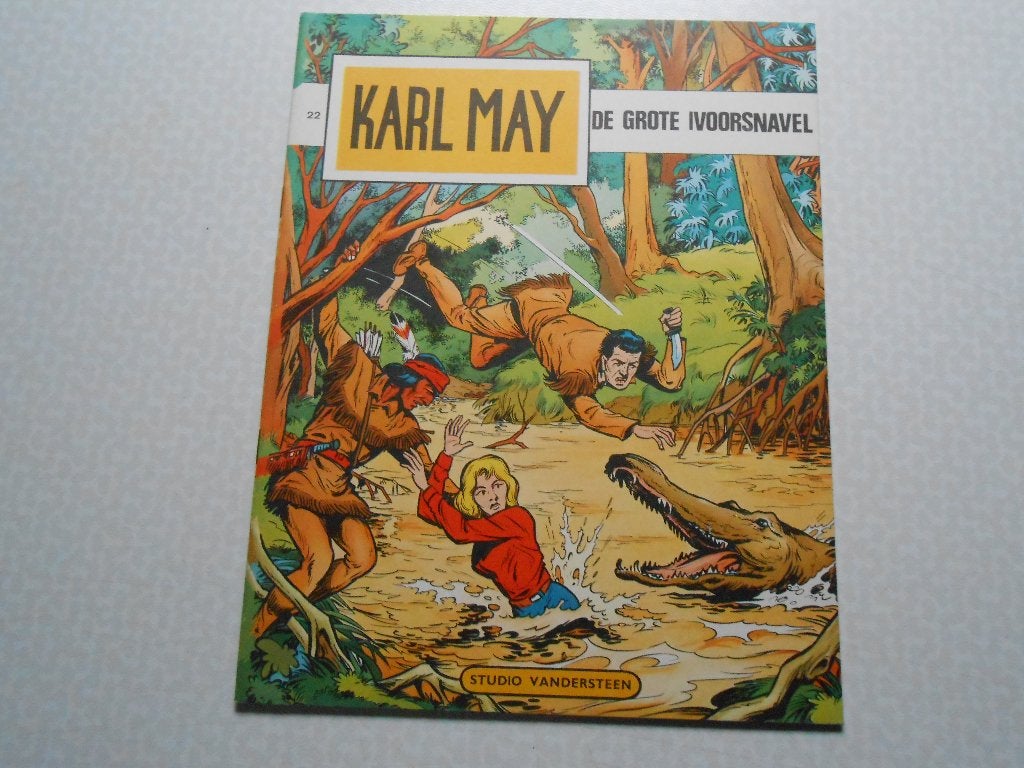 Karl may 22 De grote ivoorsnavel 1969 1 ste druk., Willy Vandersteen, Eén stripboek, Nieuw, Ophalen of Verzenden