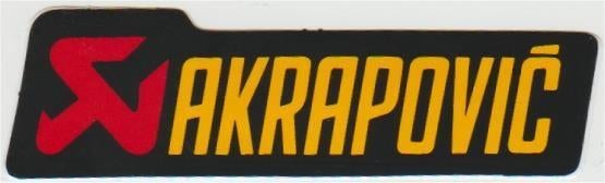 Akrapovic sticker #7, Motoren, Verzenden