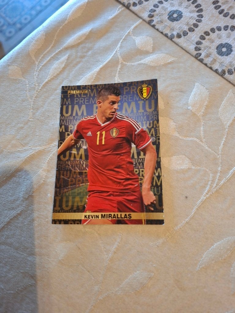 Panini / Voetbalkaart / Kevin Mirallas/Rode Duivels /EK 2016, Verzamelen, Ophalen of Verzenden, Zo goed als nieuw, Spelerskaart