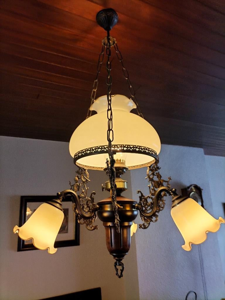 Klassieke luster, Ophalen, Zo goed als nieuw, Glas