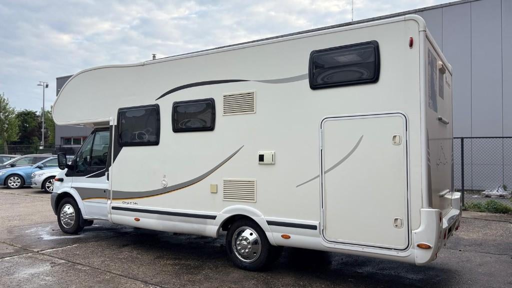 Benimar Sport 345 –Transit 2.2 TDCi 140pk – 2012 – 75.000 km, Caravans en Kamperen, Alkoof, Ringverwarming, Ford, Fietsendrager