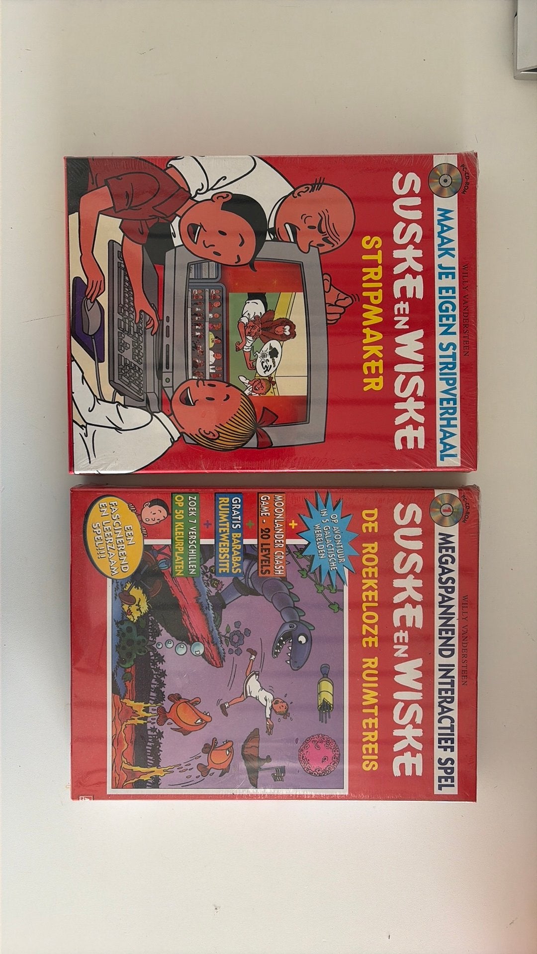 Suske en Wiske CD-rom boxen, Verzamelen, Ophalen of Verzenden, Zo goed als nieuw