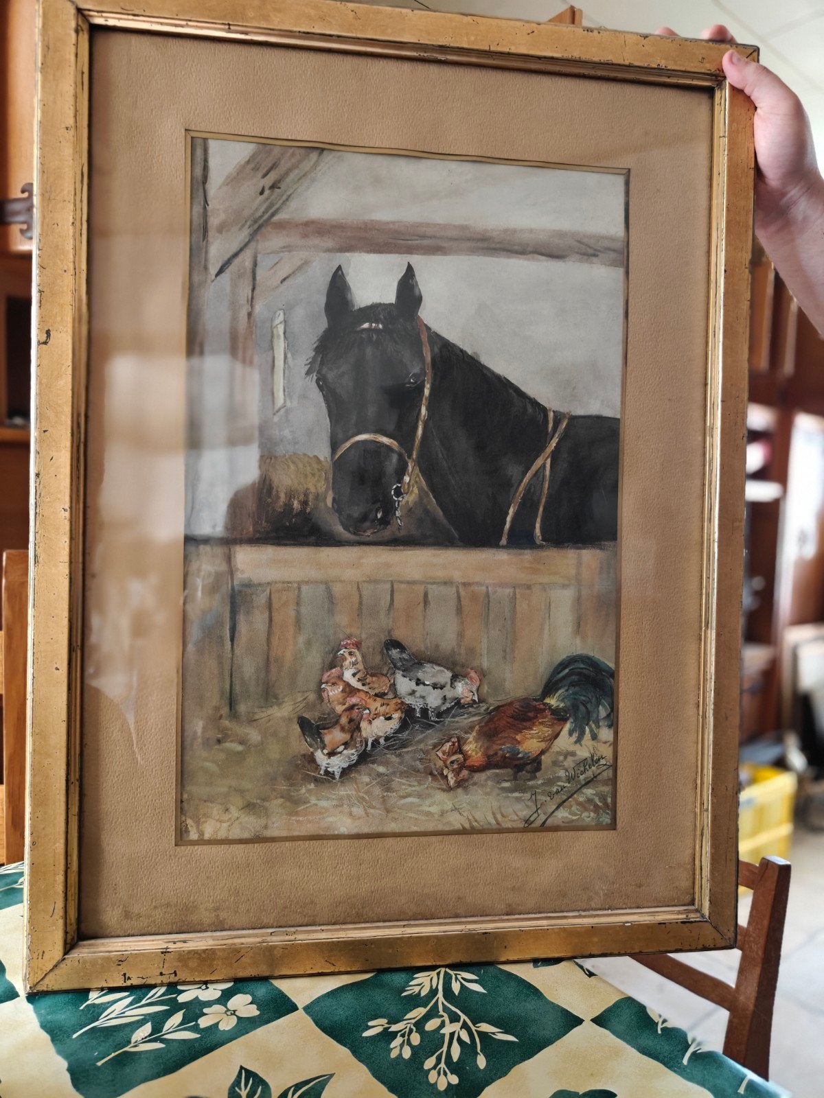 Schilderij, Ophalen