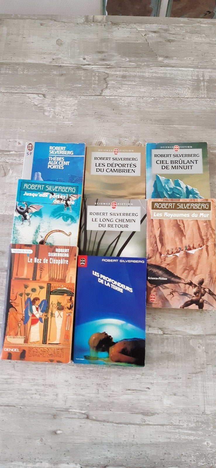 Lot de 8 livres de Robert silverberg., Ophalen of Verzenden, Gelezen, Robert silverberg