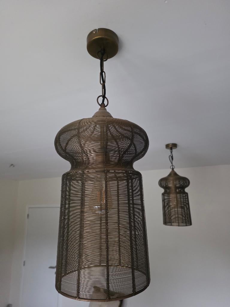 Oosterse hanglampen, Huis en Inrichting, Ophalen, Metaal, Minder dan 50 cm, Ossterse
