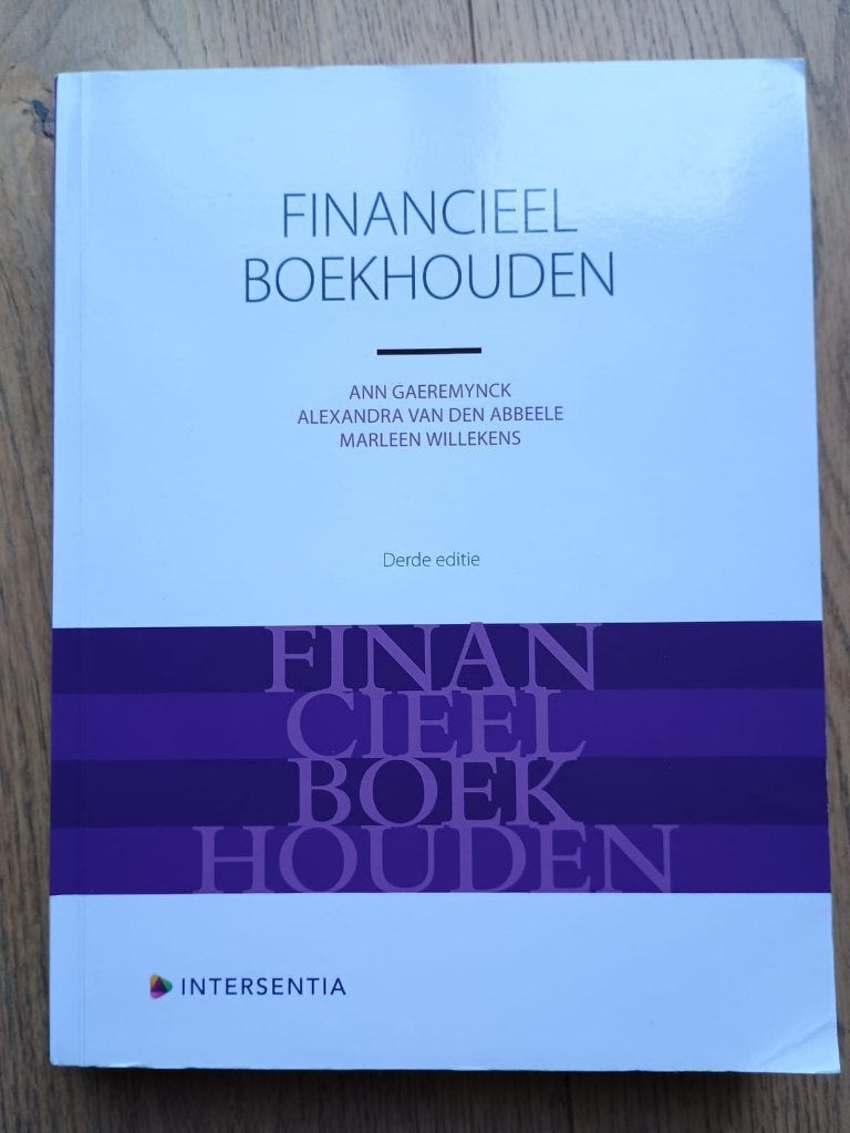 Financieel boekhouden - KU Leuven, Boeken, Ophalen of Verzenden, Zo goed als nieuw, Accountancy en Administratie, Ann Gaeremynck, Alexandra Van den Abbeele, Marleen Willekens