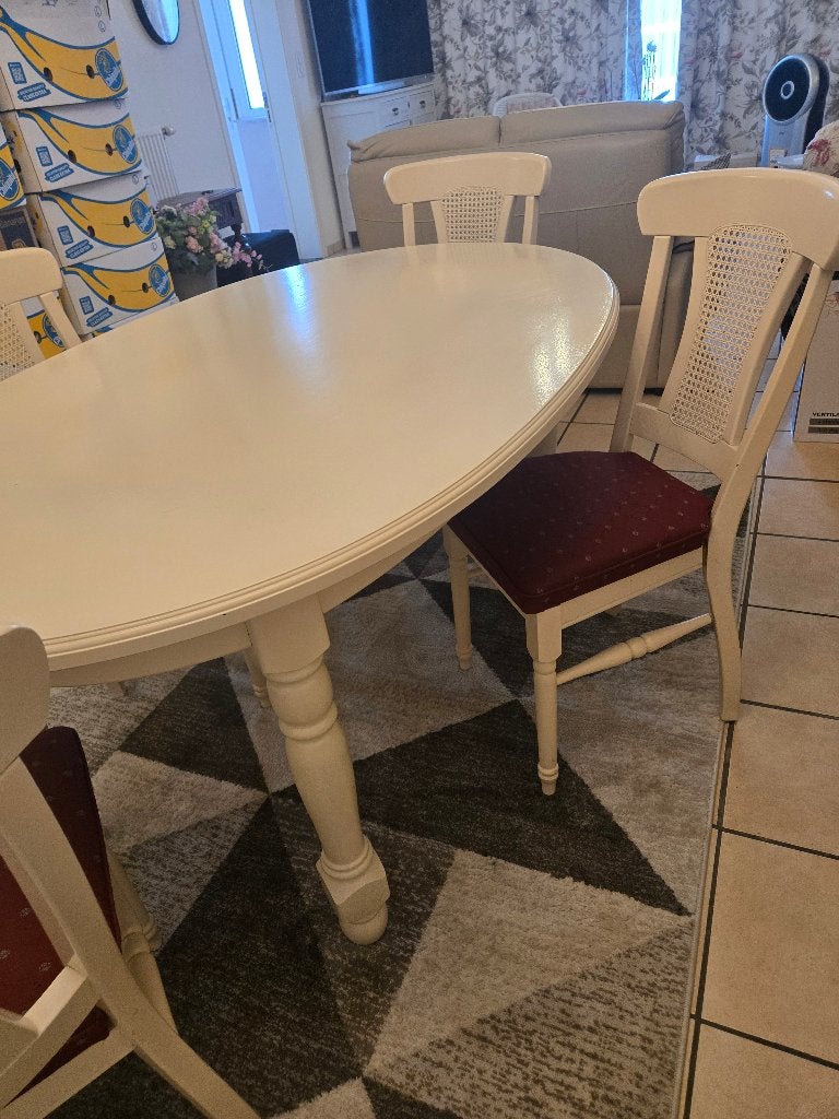 Tafel, Huis en Inrichting, Tafels | Eettafels, Ophalen, Gebruikt, 100 tot 150 cm, Klassiek