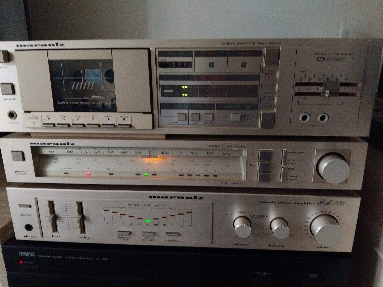 hi-fi marantz, Enlèvement, Deck cassettes ou Lecteur-enregistreur de cassettes