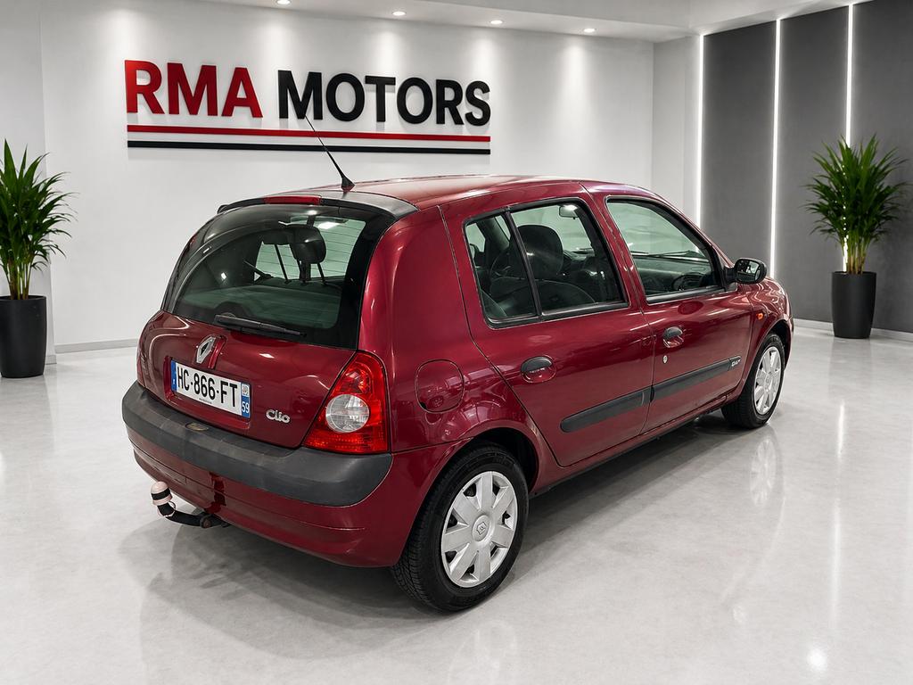 Renault Clio 2 1.4i essence PRIVILÈGE AUTOMATIQUE, Rouge, Achat, Beige, Entreprise