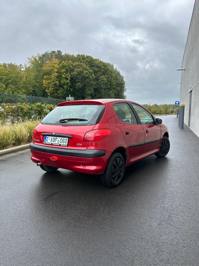 Peugeot 206 1.1 44kw benzine bj 2000 km89600 1j garantie, Rétroviseurs extérieur chauffants, Achat, Entreprise, Boîte manuelle