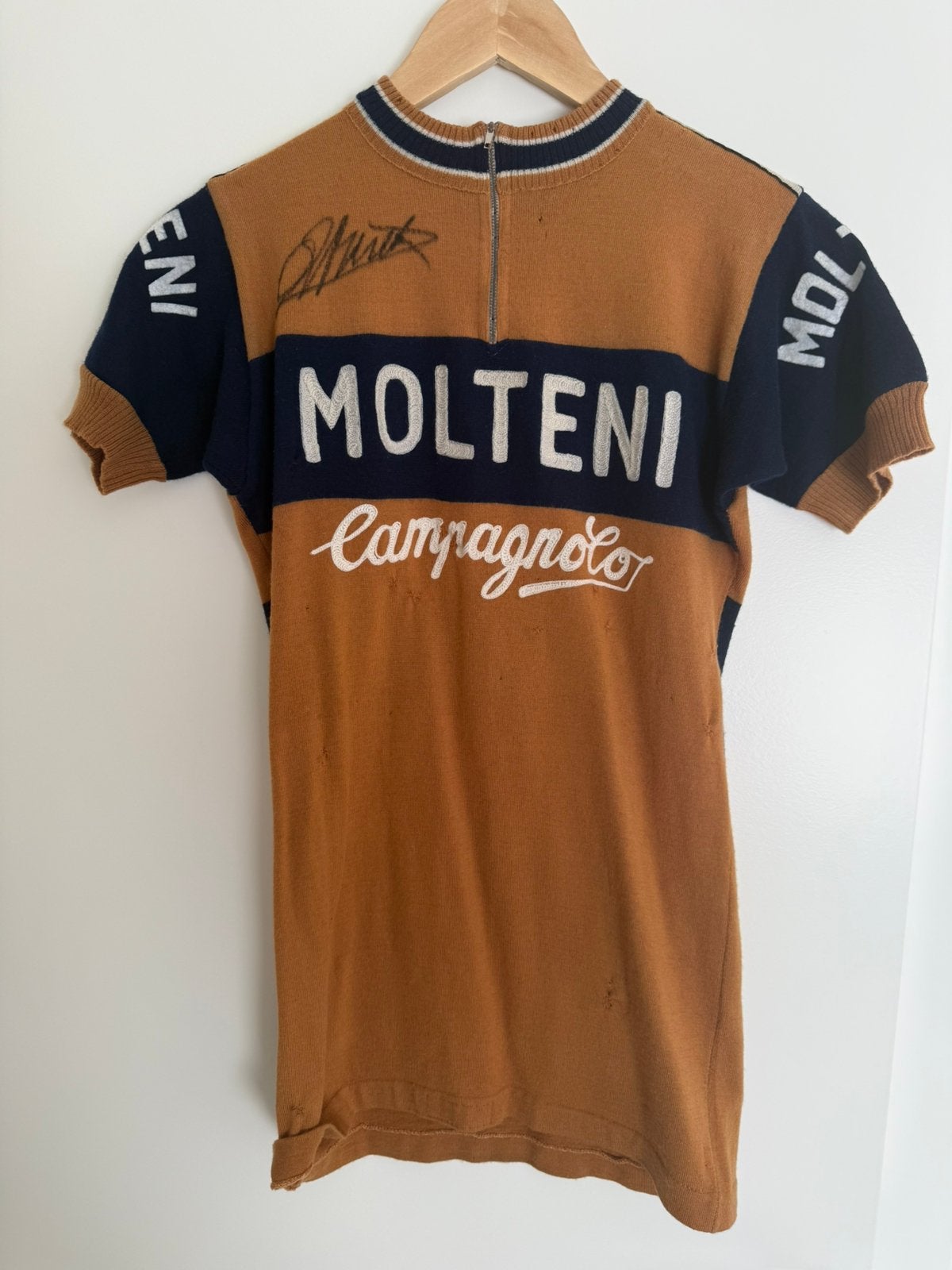 Wielertrui wielershirt koerstrui Molteni Eddy Merckx, Vélos & Vélomoteurs, Enlèvement ou Envoi, Comme neuf