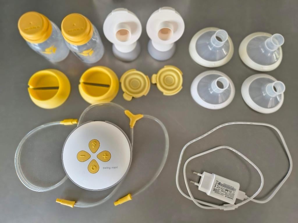 Dubbele elektrische handsvrije borstkolf Medela Swing Maxi, Enlèvement, Comme neuf, Tire-lait