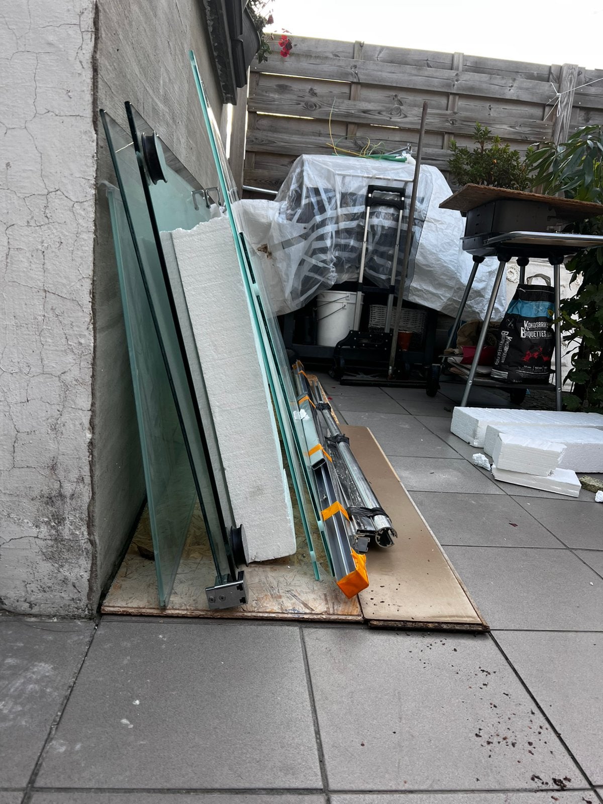 Douche panelen, Ophalen, Gebruikt, Douche