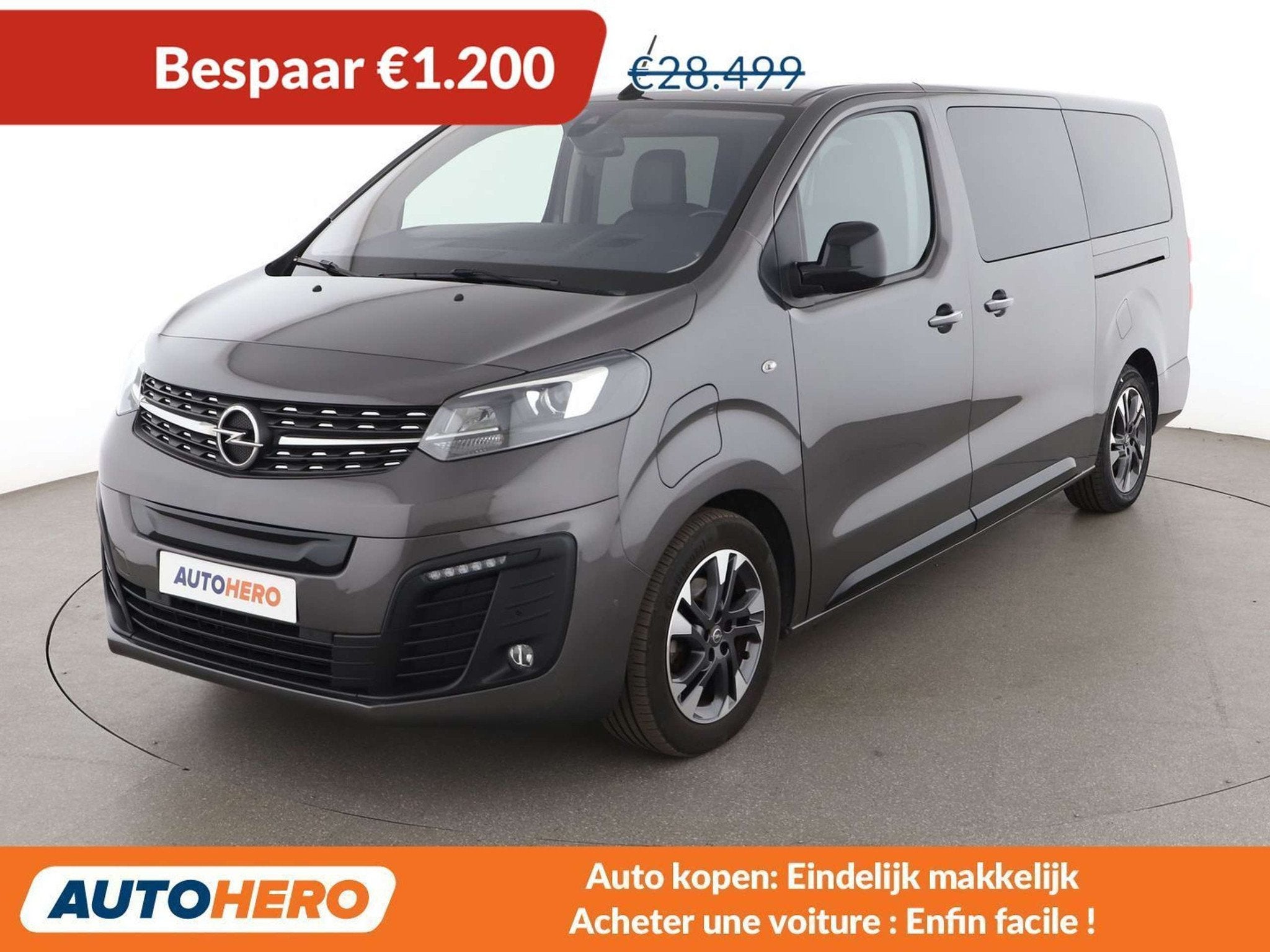 Opel Zafira Life electric drive 100 kW Elegance L (L3), Auto's, 4 deurs, Zwart, 136 pk, 1969 kg