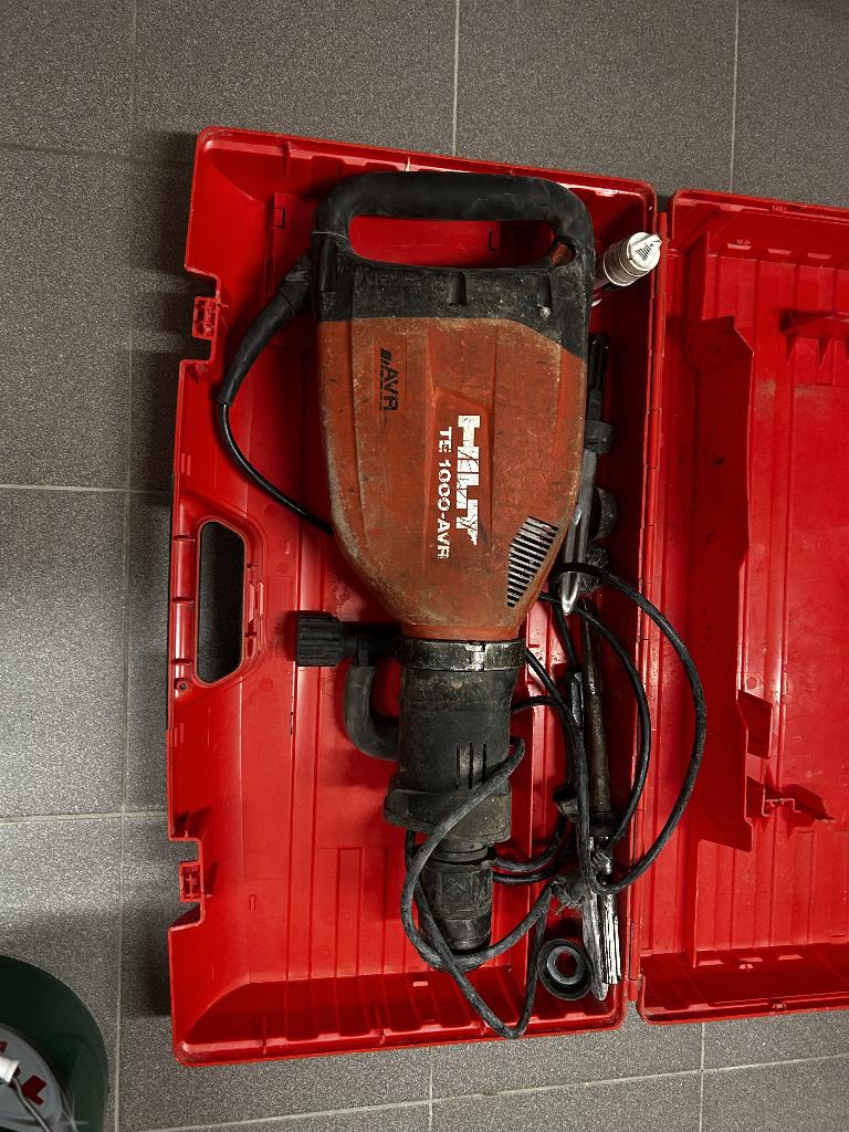 hilti TE 1000-AVR, Ophalen, Gebruikt