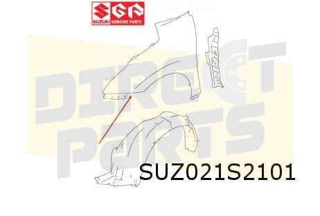 Suzuki Baleno (5/16-) voorscherm Links (knipperlicht in spie, Autos : Pièces & Accessoires, Neuf, -, -, Garde-boue