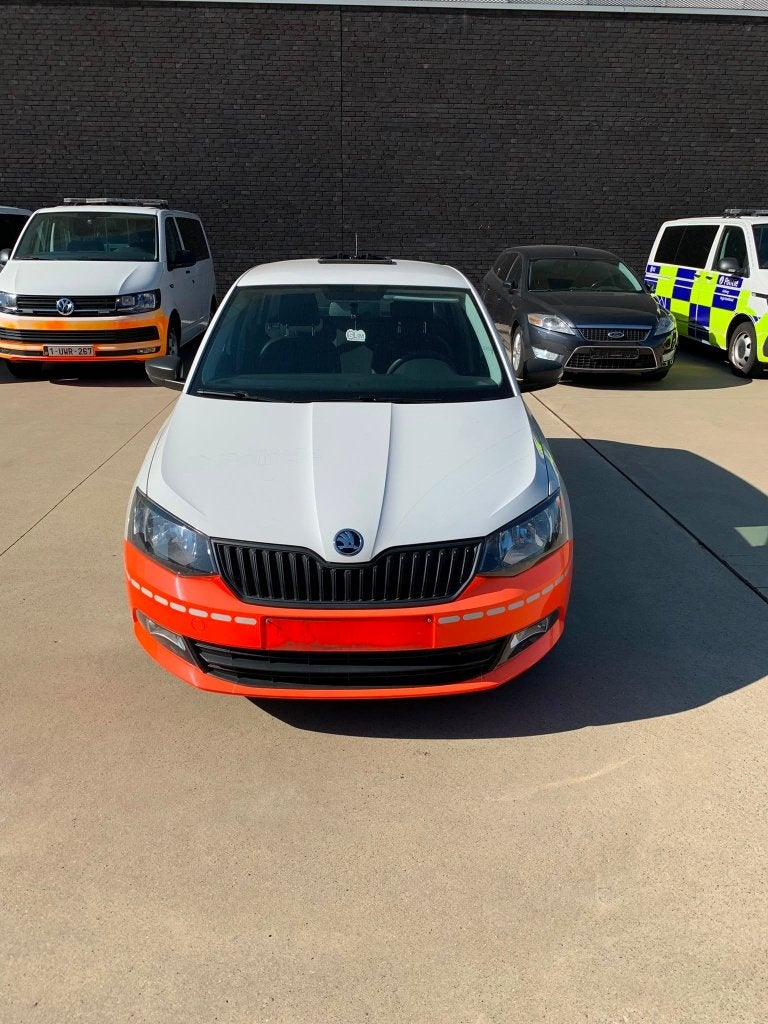 Skoda Fabia, Auto's, Wit, 5 deurs, 66 kW, Te koop
