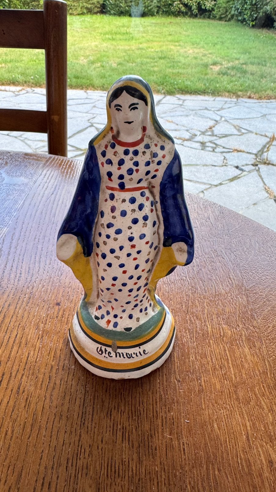 Statuette ancienne Ste Marie Porcelaine Vieux Bruxelles, Antiquités & Art, Antiquités | Céramique & Poterie, Enlèvement