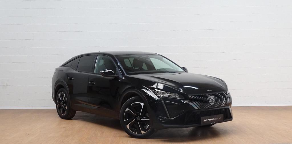 Peugeot 408 1.2T Allure automaat, Auto's, Gebruikt, Zwart, Zwart, 5 zetels