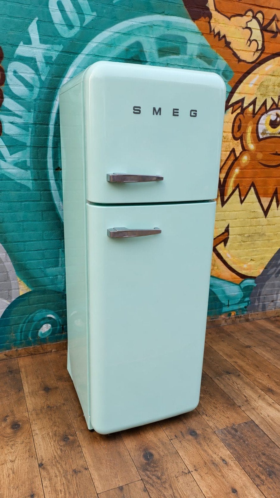Nette Mintgroene Smeg bezorgen mogelijk garantie, Elektronische apparatuur, 60 cm of meer, Zo goed als nieuw, Energieklasse A of zuiniger