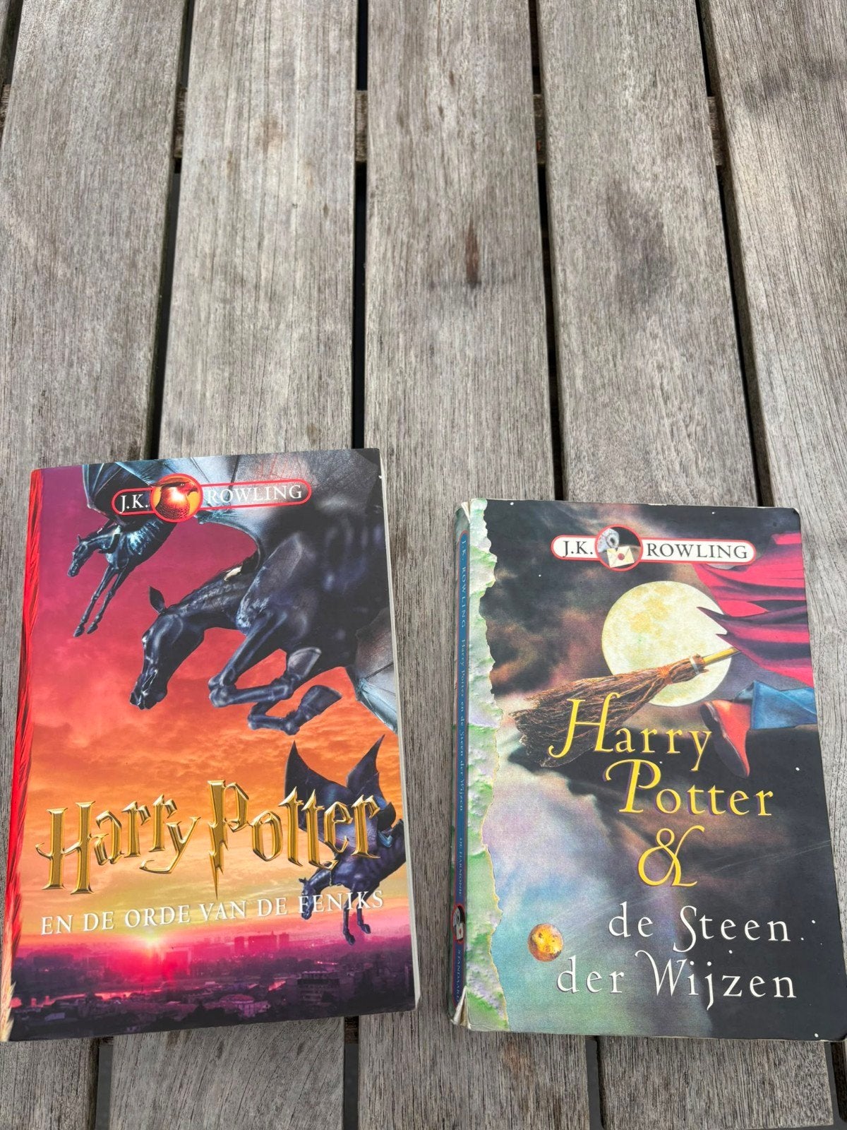 harry Potter. De steen der wijzen / De orde van de feniks, Boeken, Ophalen, Gelezen
