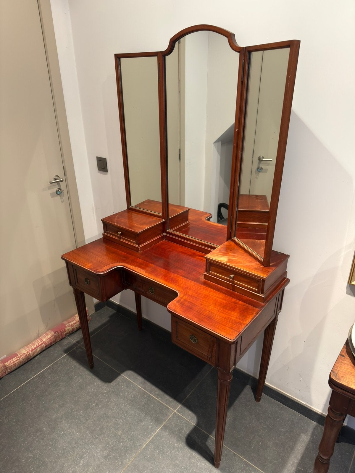 Coiffeuse en acajou, Moins de 100 cm, Comme neuf, Enlèvement, Louis 16