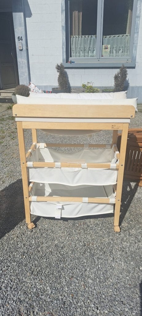 COMMODE MET BAD, Ophalen, Zo goed als nieuw, Tafel