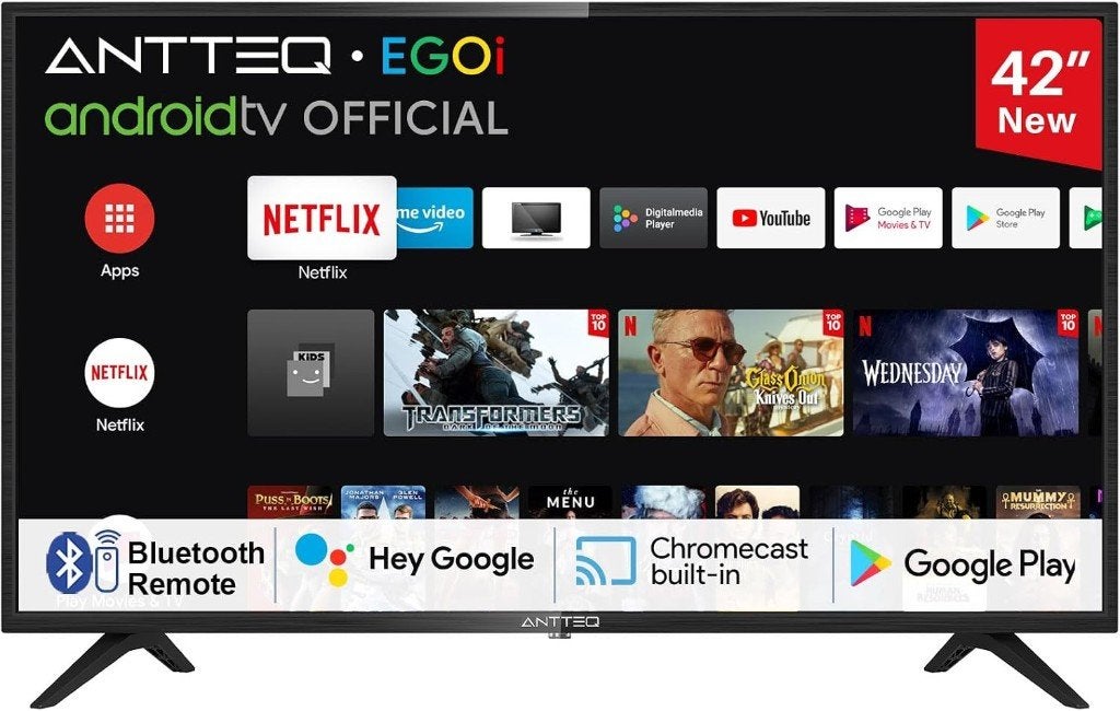Smart android 42" TV, LED, Comme neuf, Enlèvement, Smart TV