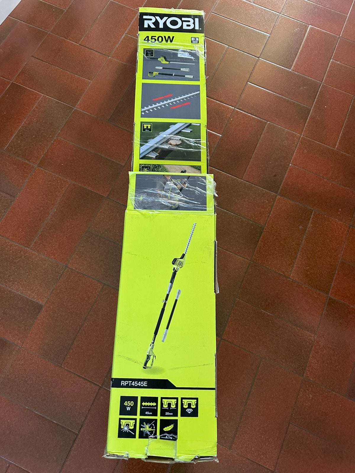Taille‑haies sur perche RYOBI RPT4545E 450 W quasi neuf, Enlèvement, Neuf, Électrique