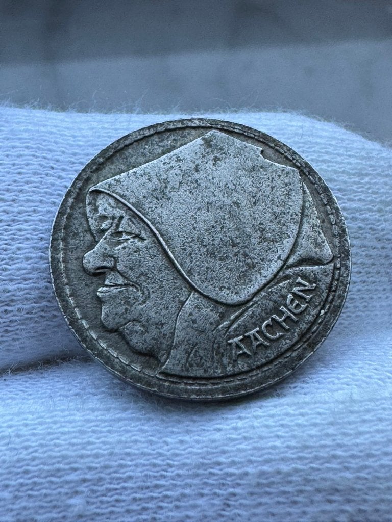 Duitsland - 10 pfennig 1920 (Aachen, noodgeld), Ophalen of Verzenden, Duitsland, Losse munt