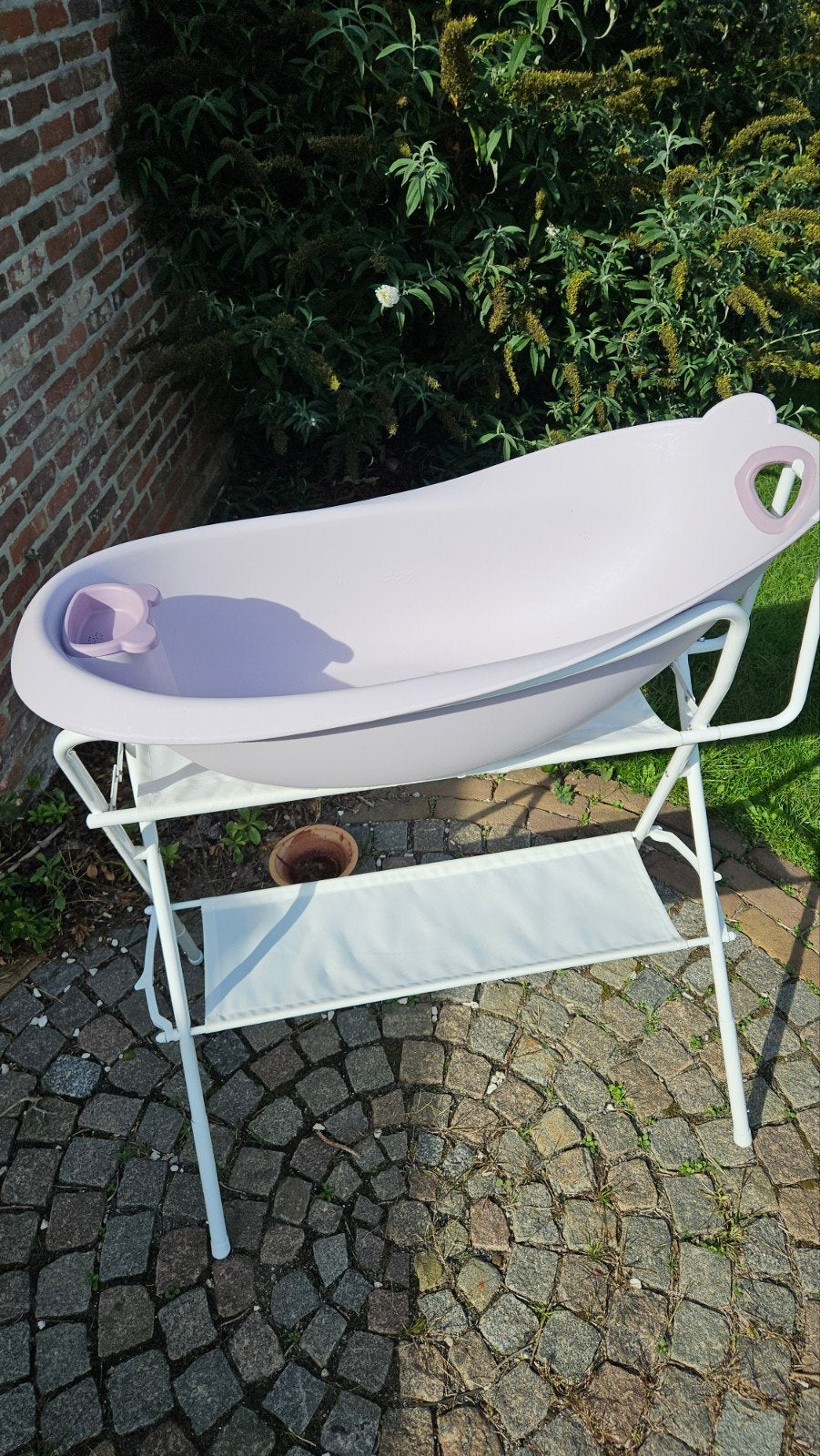 Staander met bad en badverkleiner, Kinderen en Baby's, Ophalen, Nieuw, Badje, Overige merken