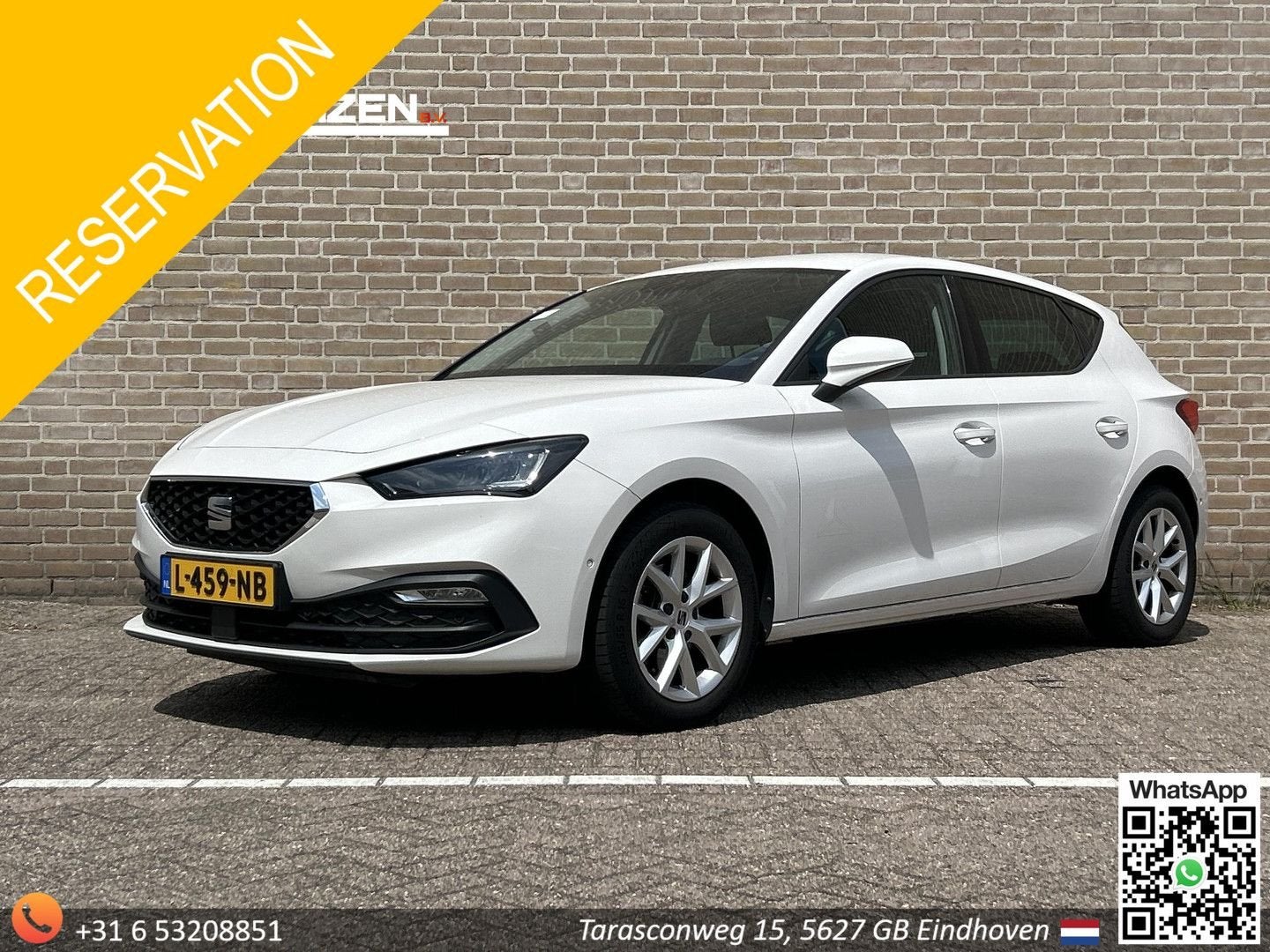 Seat Leon 1.0 TSI Style Business Intense | € 7.800,- NETTO!, Autos, Seat, Achat, Entreprise, Berline, Blanc