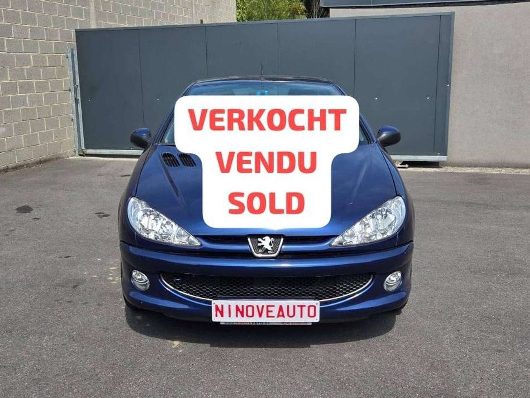 Peugeot 206 206 CABRIO 1.6i 1 STE EIGENAAR *109000KM*, Achat, Entreprise, Cabriolet, Boîte manuelle