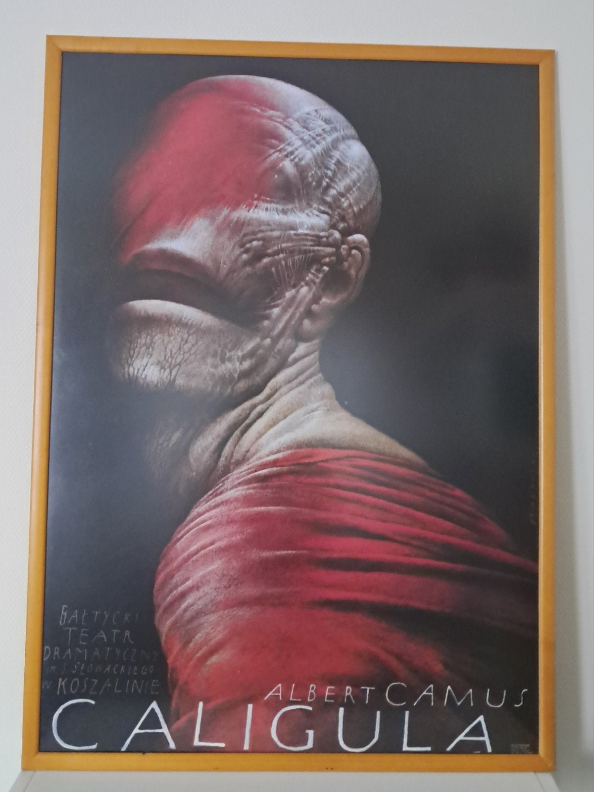 Grande affiche polonaise "Caligula" (Camus) par Wałkuski – C, Enlèvement