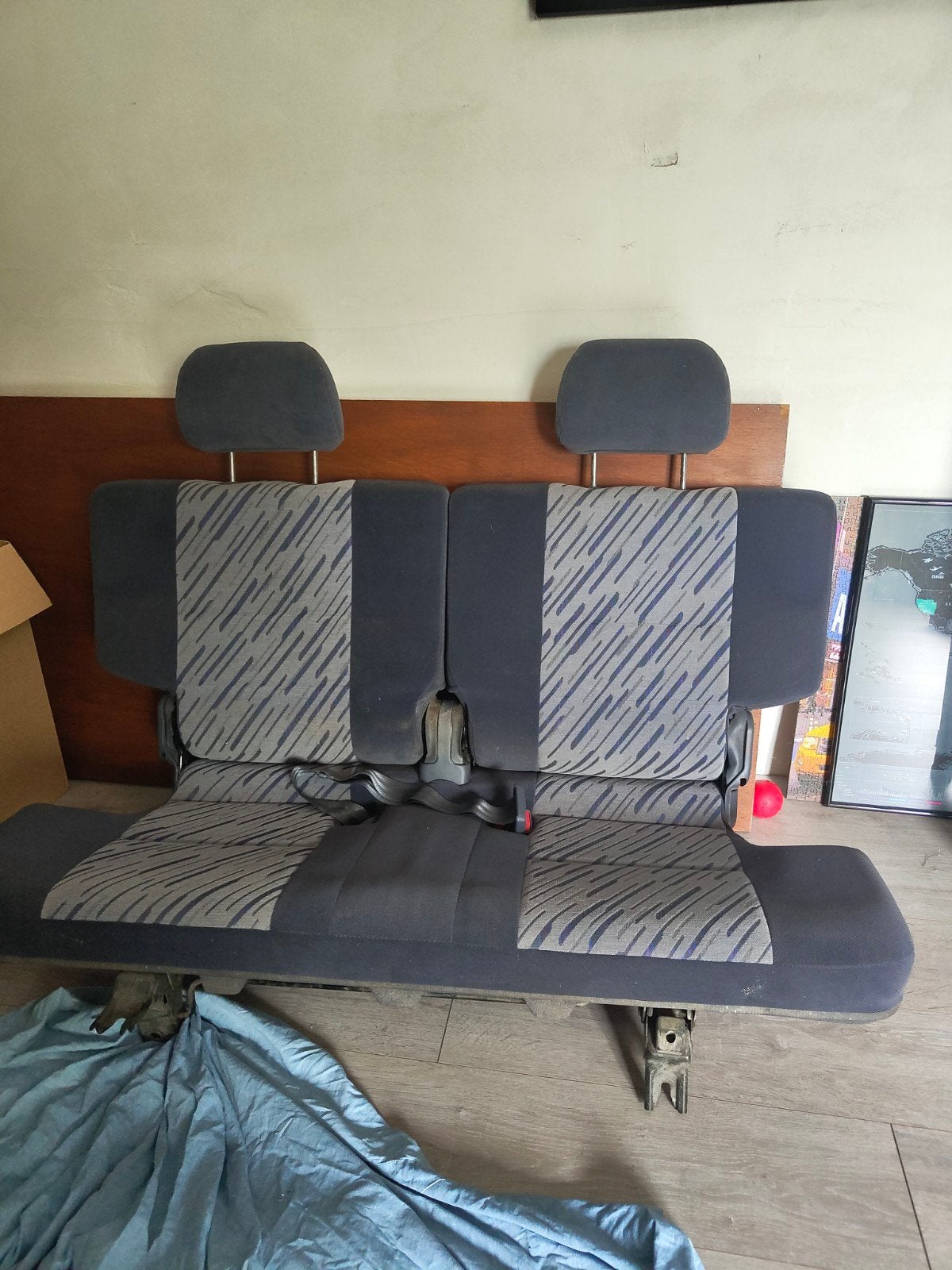 Land Cruiser 90 achterbank en snorkel, Ophalen