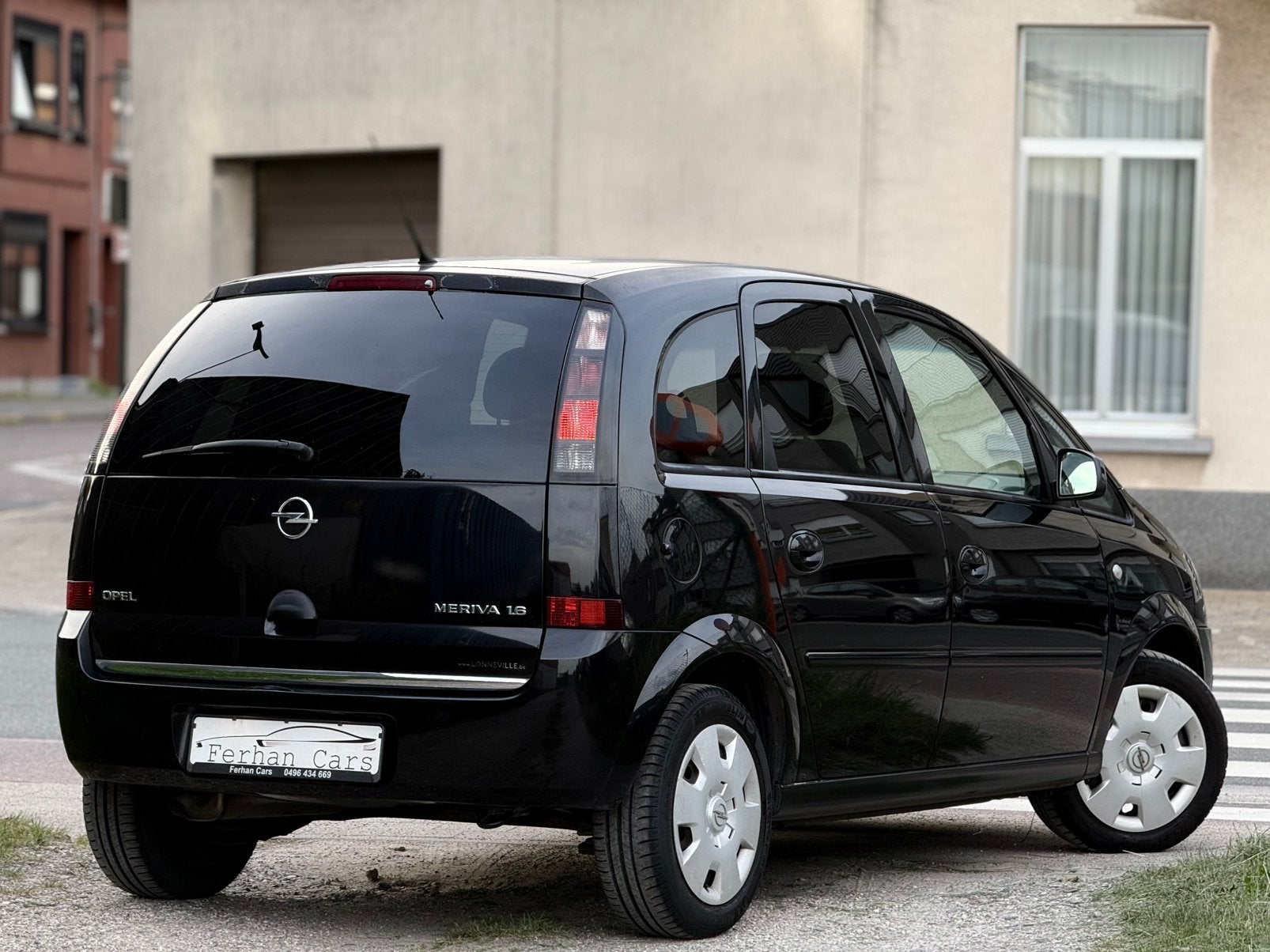 Opel Meriva 1.6i • Automaat • 060.921 KM •, Auto's, Opel, Testrit aan huis, Stof, Zwart, 4 cilinders