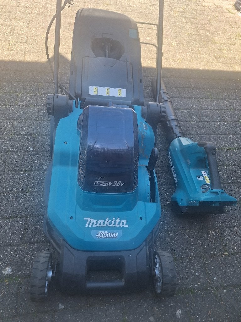 Makita grasmaaier en bladblazer, Fonction de mulching, Tondeuses à gazon sur batterie, 40 à 49 cm, Enlèvement
