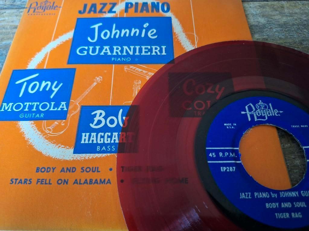 Johnny Guarnieri - Jazz Piano EP 7" Red Vinyl, Cd's en Dvd's, Vinyl | Jazz en Blues, Gebruikt, EP, Jazz, 1940 tot 1960, Overige formaten
