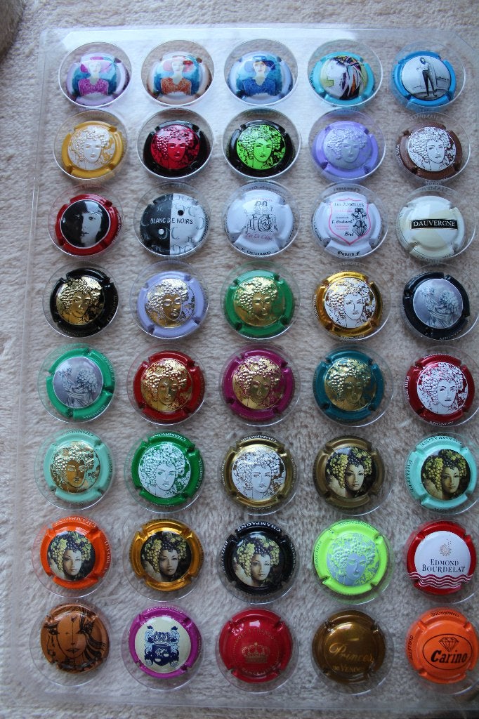 Champagne caps.  Devenoge, Mignon, Marina, Brest ..., Verzamelen, Ophalen of Verzenden