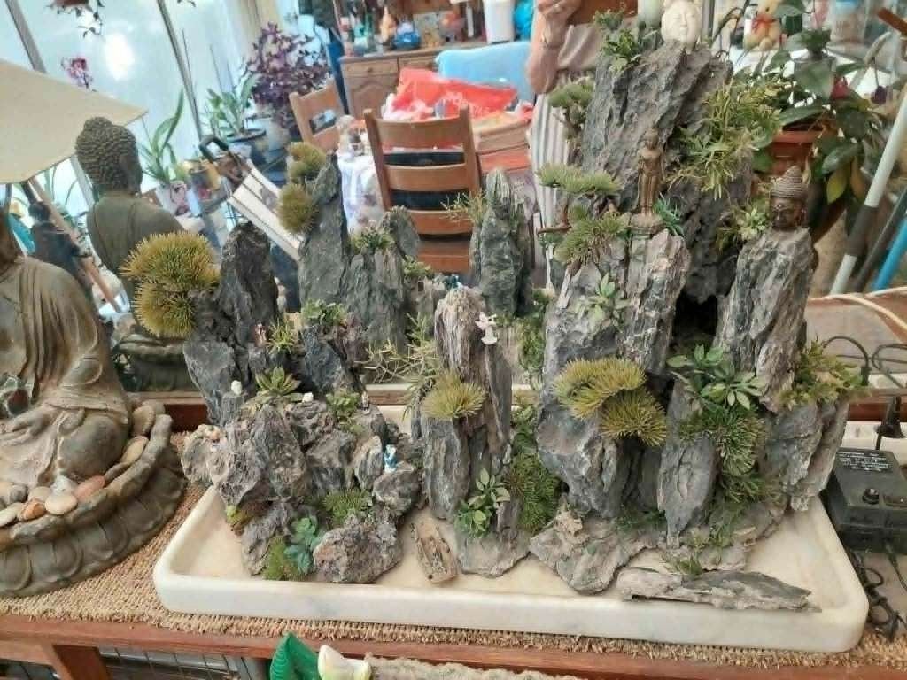 BUDDHA WATERVAL, Tuin en Terras, Ophalen, Gebruikt, Waterval