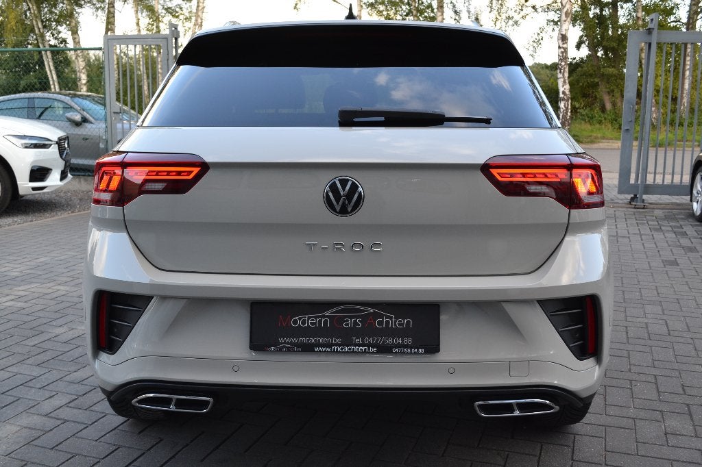 Vw T-Roc 1.5TSi DSG R-Line, Auto's, 1498 cc, 4 cilinders, Leder en Stof, 5 zetels