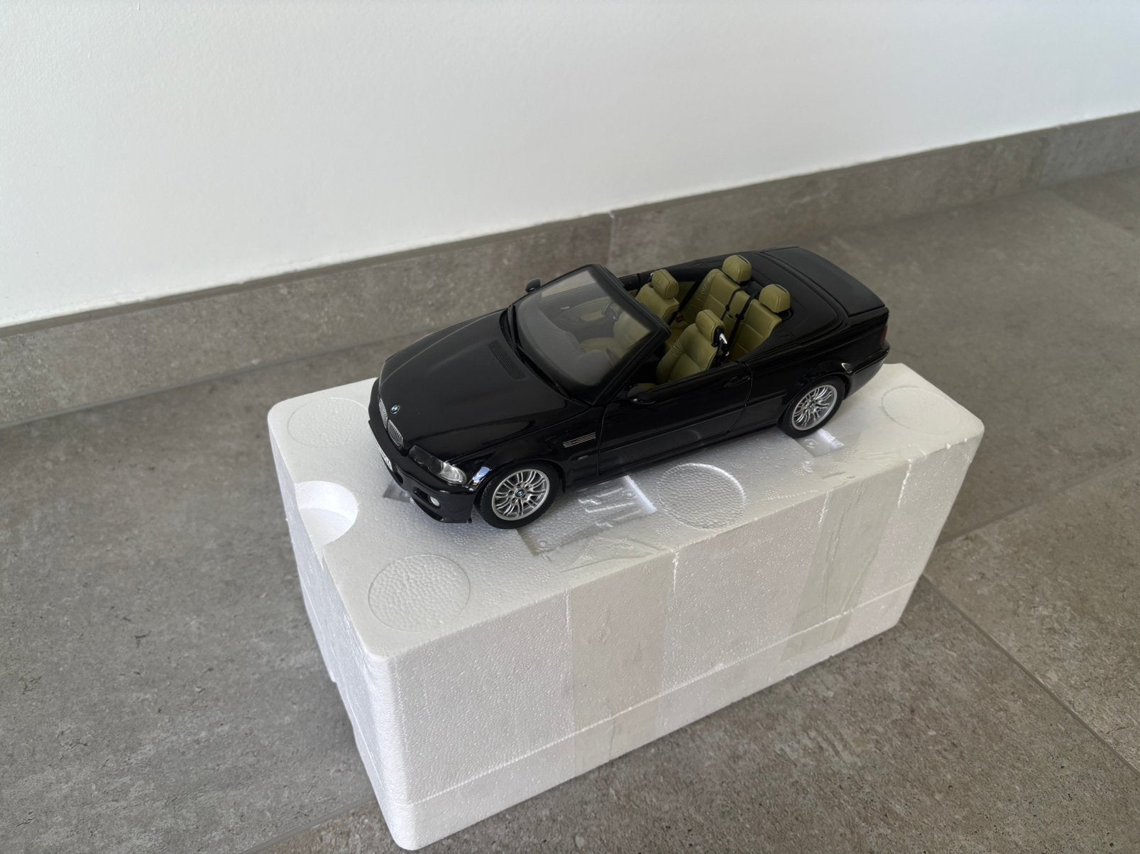 Miniatuur BMW M3 cabrio E46, Hobby en Vrije tijd, Modelauto's | 1:18, Ophalen, Nieuw, Auto, Kyosho